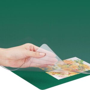 Plus 41-361 Desk Mat, Compatible with Mouse, Single Sided, Non-Transfering, Glossy, Thick, Underlay Included, 62.0 x 27.2 inches (1590 x 690 mm)